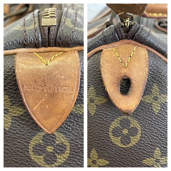 Authentic Vintage Louis Vuitton Speedy 35 Handbag/Organizer